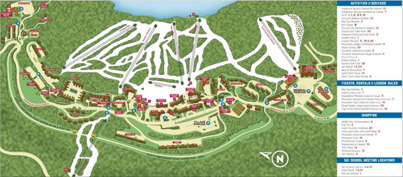 Stroll To Slopes, Village Area, Ski In-Out Mtlodge 151 Snowshoe Eksteriør billede